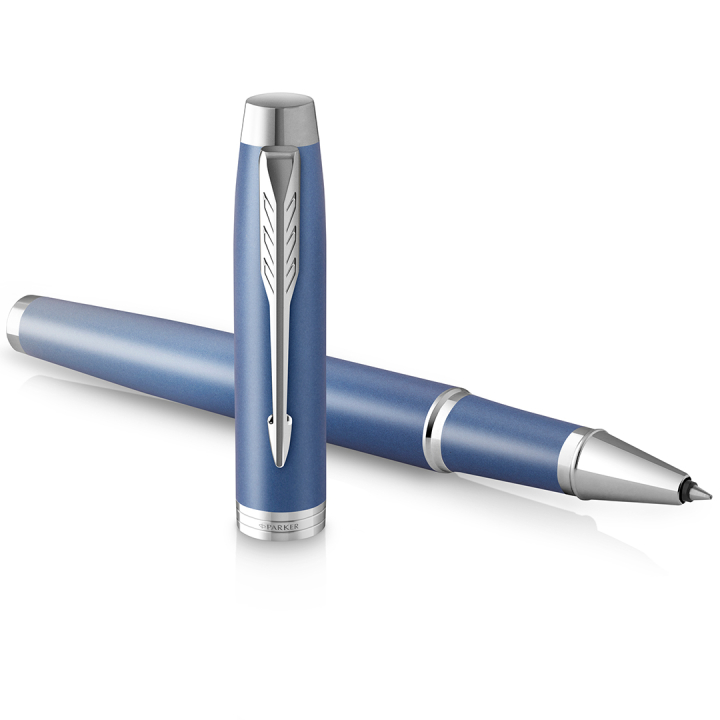 IM Rituals Blue/Chrome Rollerball i gruppen Penner / Fine Writing / Rollerballpenner hos Pen Store (135481)