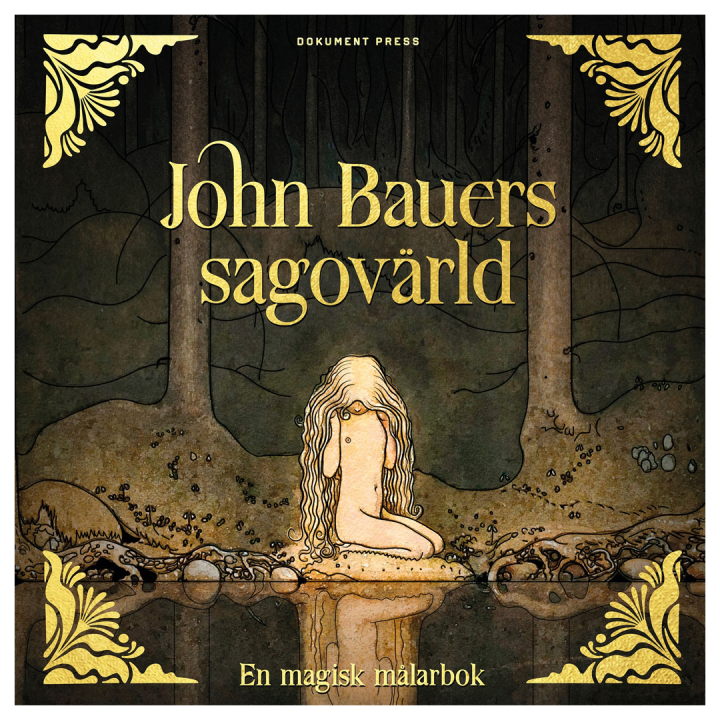 John Bauers sagovärld - En magisk målarbok i gruppen Hobby & Kreativitet / Bøker / Fargebøker for voksne hos Pen Store (135492)