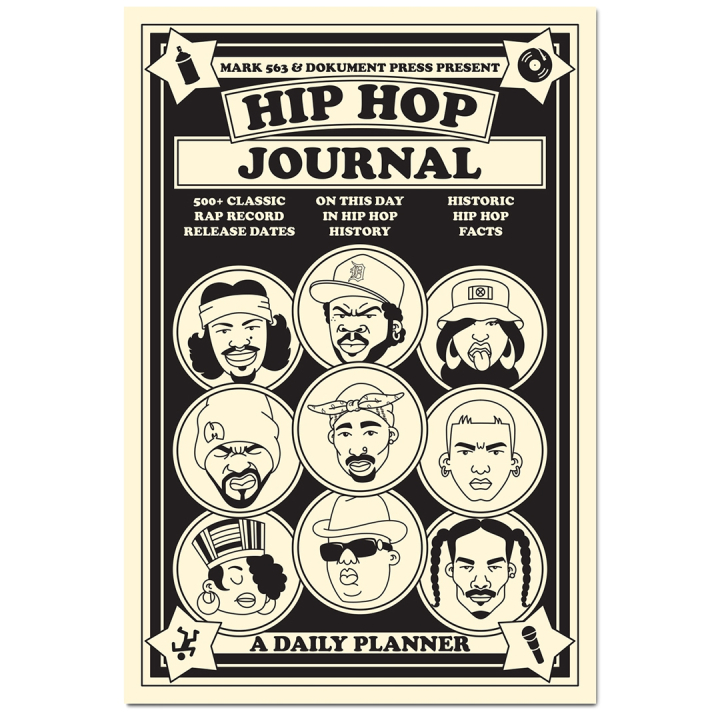 Hip Hop Journal: A Daily Planner i gruppen  Papir & Blokk / Kalendere / 12 md kalendere hos Pen Store (135493)