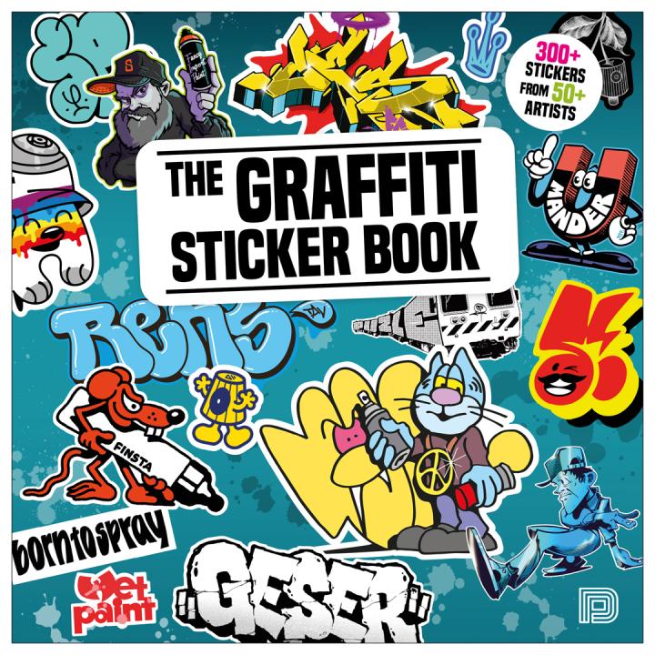 The Graffiti Sticker Book: 300+ stickers i gruppen Hobby & Kreativitet / Skape / Stickers hos Pen Store (135495)