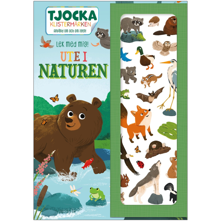 Ute i naturen : Använd om och om igen! i gruppen Kids / Kul og læring / Fargeleggings- og håndverksbøker / Hobbybøker hos Pen Store (135542)