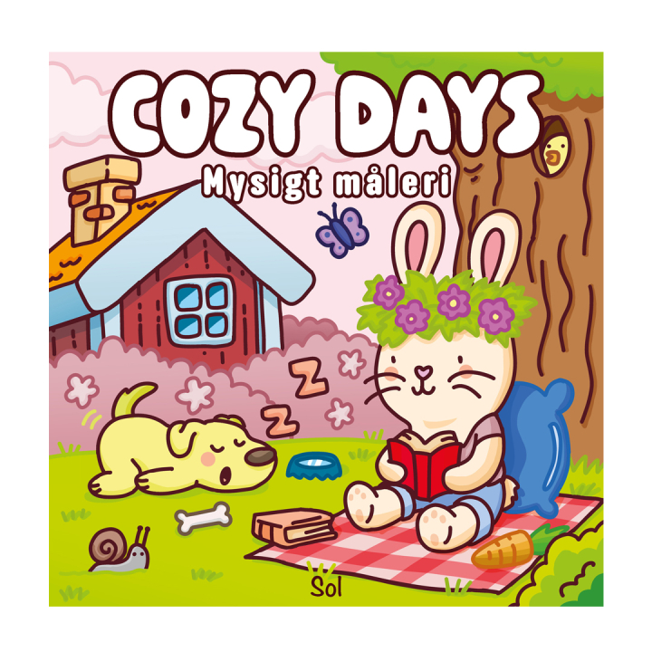 Cozy days : Mysigt måleri i gruppen Hobby & Kreativitet / Bøker / Fargebøker for barn hos Pen Store (135544)