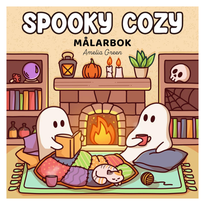 Spooky Cozy målarbok i gruppen Kids / Kul og læring / Fargeleggings- og håndverksbøker / Fargebøker  hos Pen Store (135548)