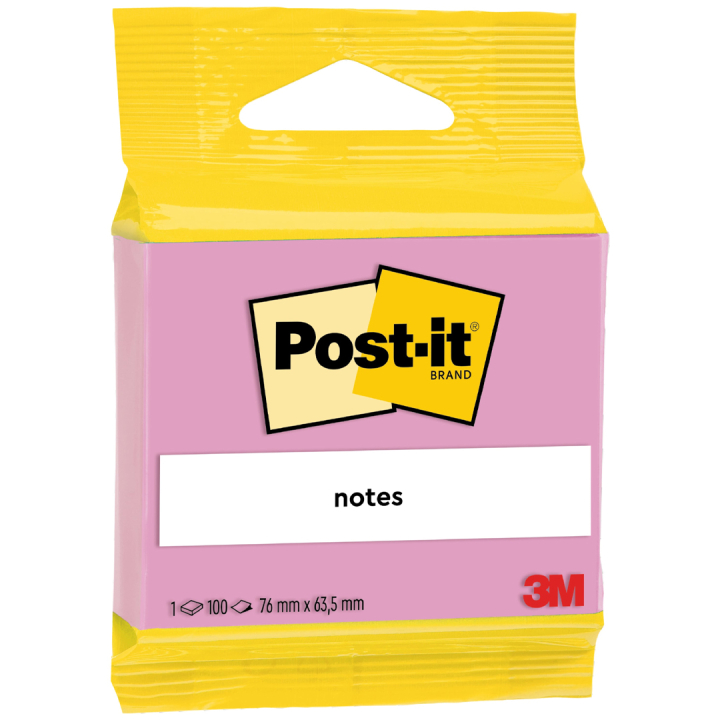 Post-it 63,5x76 Rosa i gruppen  Papir & Blokk / Skrive og ta notater / Post-it og notisblokker hos Pen Store (135553)