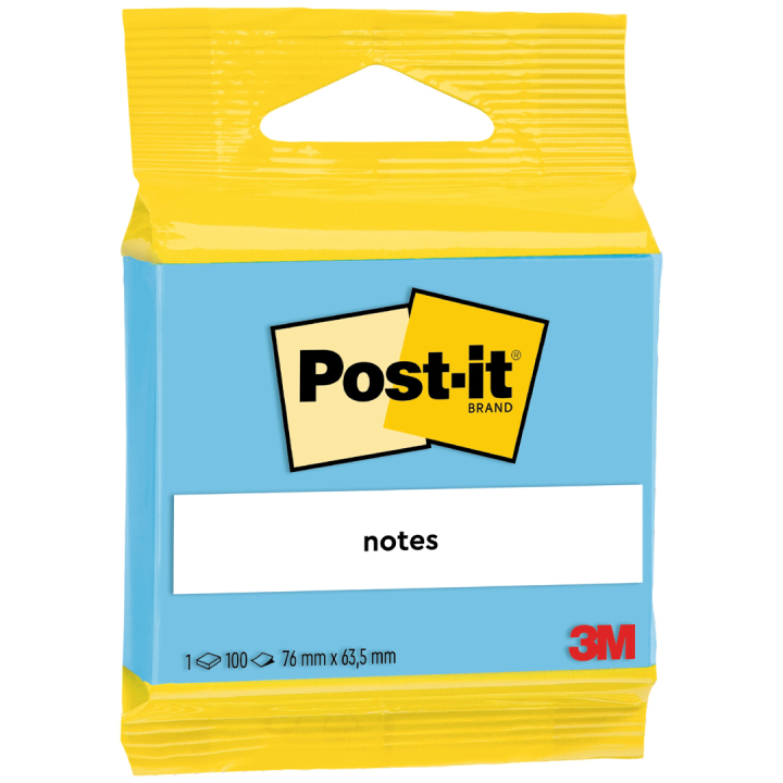 Post-it 63,5x76 Blå i gruppen  Papir & Blokk / Skrive og ta notater / Post-it og notisblokker hos Pen Store (135555)