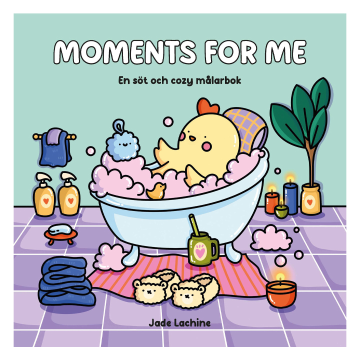 Moments for Me : En söt och cozy målarbok i gruppen Hobby & Kreativitet / Bøker / Fargebøker for barn hos Pen Store (135585)