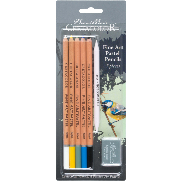 Fine Art Pastellpennsett 7 deler i gruppen Penner / Kunstnerpenner / Pastellblyanter hos Pen Store (135654)