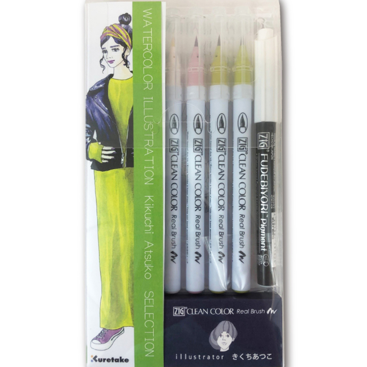 Clean Color Real Brush Illustration 8-set 3 i gruppen Penner / Kunstnerpenner / Penselpenner hos Pen Store (135663)