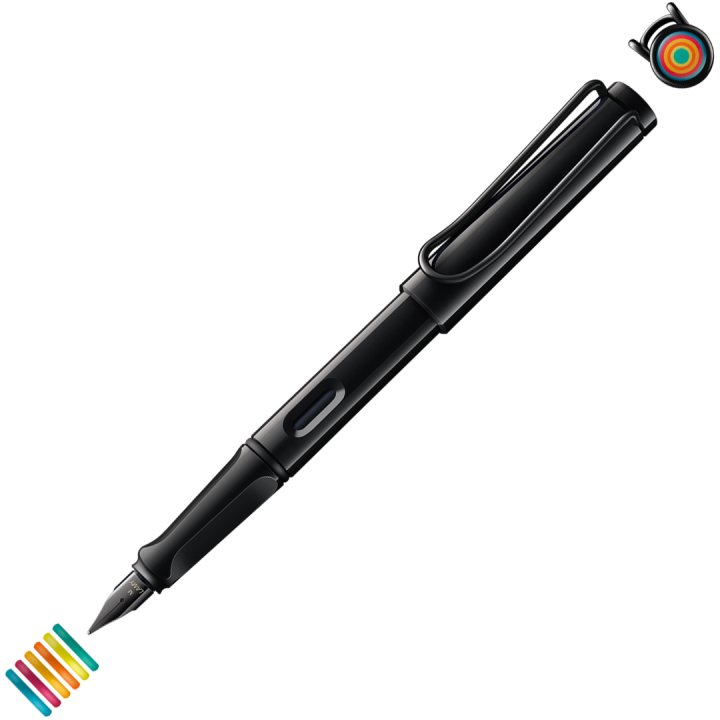 Safari All Black Set Medium i gruppen Penner / Fine Writing / Fyllepenner hos Pen Store (135755)