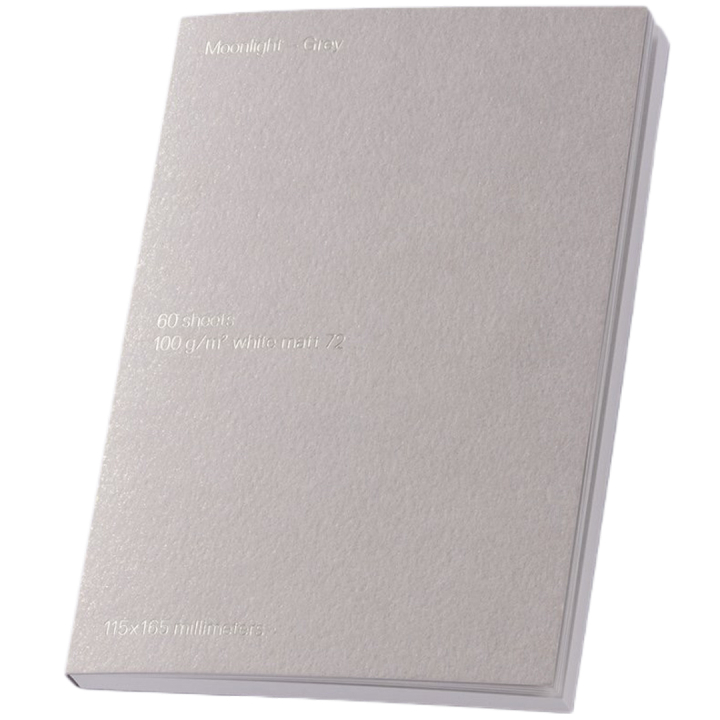 Notepad - Moonlight Grey i gruppen  Papir & Blokk / Skrive og ta notater / Notatbøker hos Pen Store (135782)