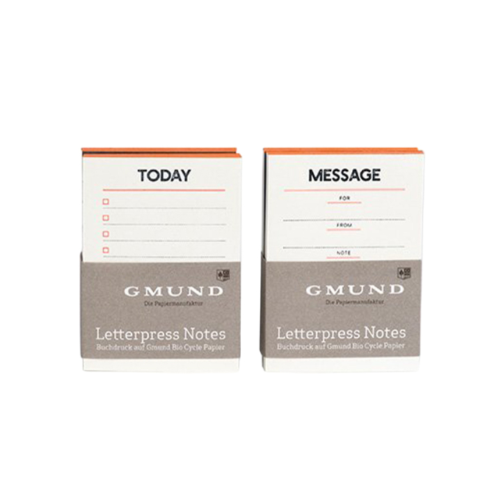 Letterpress Notes Set i gruppen  Papir & Blokk / Skrive og ta notater / Post-it og notisblokker hos Pen Store (135793)