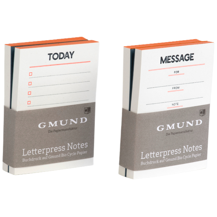 Letterpress Notes Set i gruppen  Papir & Blokk / Skrive og ta notater / Post-it og notisblokker hos Pen Store (135793)
