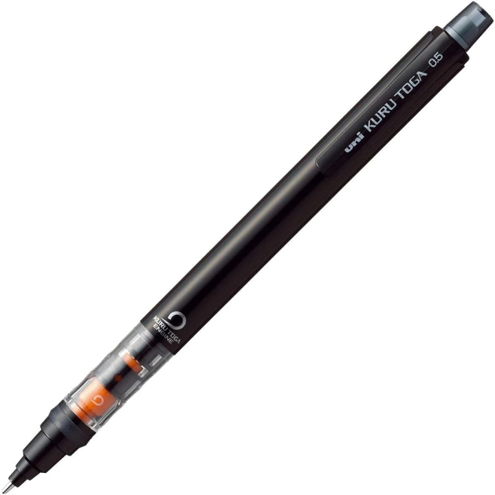 Mekanisk blyant Kuru Toga M5-452 0,5 mm Svart i gruppen Penner / Skrive / Trykkblyanter hos Pen Store (135802)