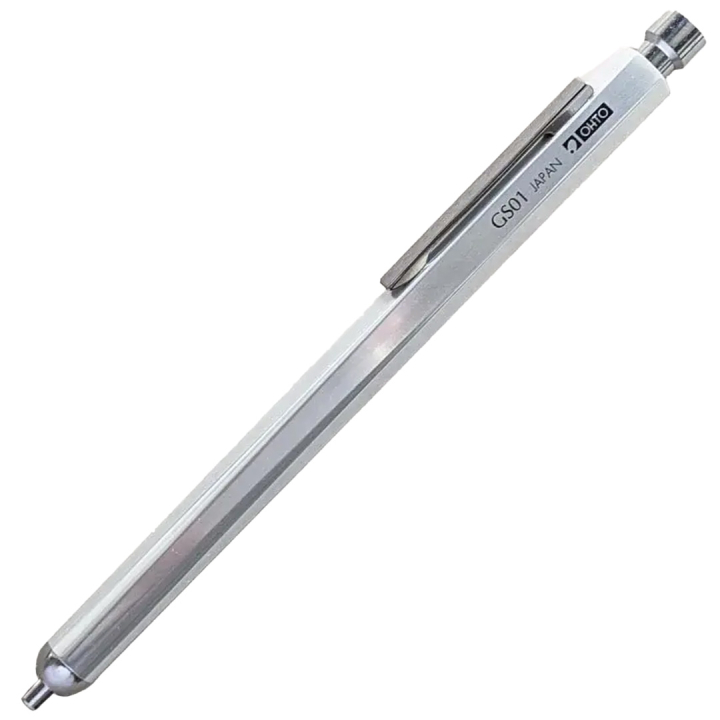 GS01 Gel Roller 0,7 mm Sølv i gruppen Penner / Skrive / Gelpenner hos Pen Store (135826)