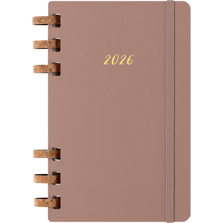 Kalender 12M Spiral Planner 2026 Large Almond i gruppen  Papir & Blokk / Kalendere / 12 md kalendere hos Pen Store (136105)