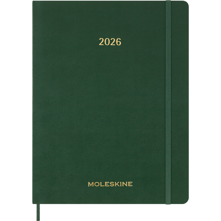 Kalender 12M Weekly Vertical 2026 Hardcover XXL Myrtle Green i gruppen  Papir & Blokk / Kalendere / 12 md kalendere hos Pen Store (136135)