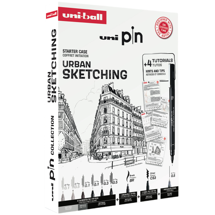 Pin Fine Line Urban Sketching Set i gruppen Penner / Skrive / Fineliners hos Pen Store (136285)