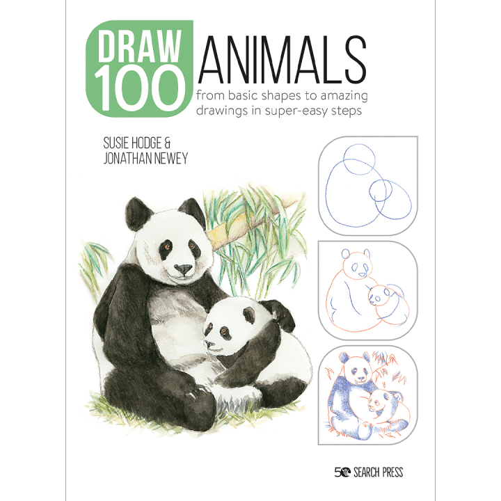 Draw 100: Animals i gruppen Hobby & Kreativitet / Bøker / Inspirasjonsbøker hos Pen Store (136316)
