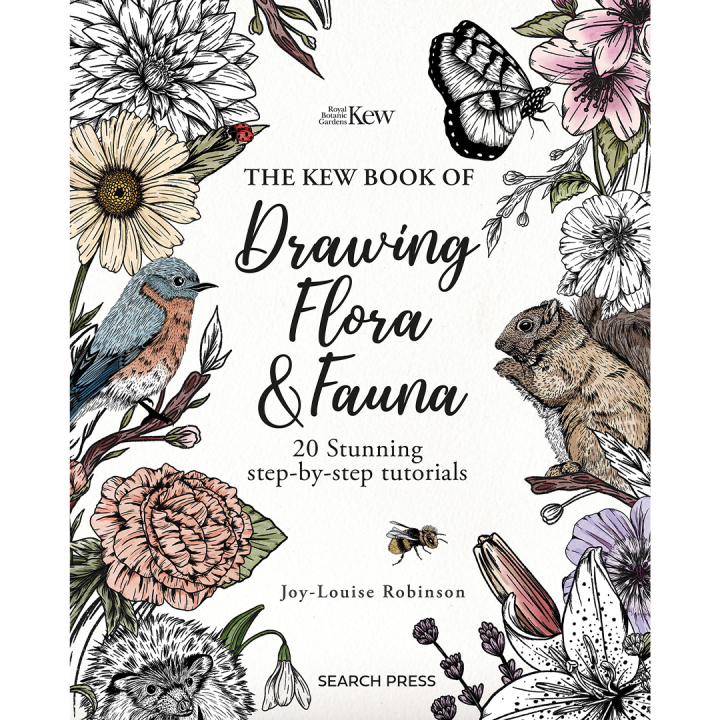 The Kew Book of Drawing Flora and Fauna i gruppen Hobby & Kreativitet / Bøker / Instruksjonsbøker hos Pen Store (136328)