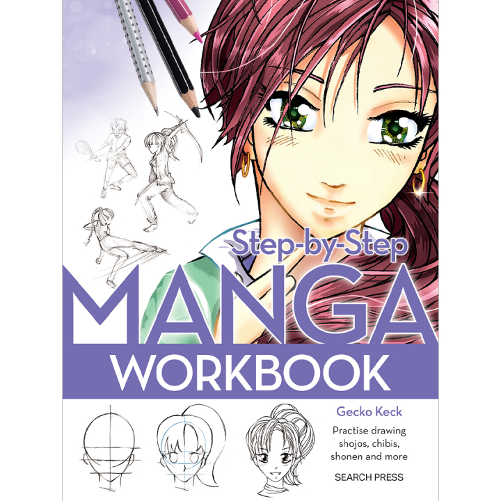 Step-by-Step Manga Workbook i gruppen Hobby & Kreativitet / Bøker / Inspirasjonsbøker hos Pen Store (136329)