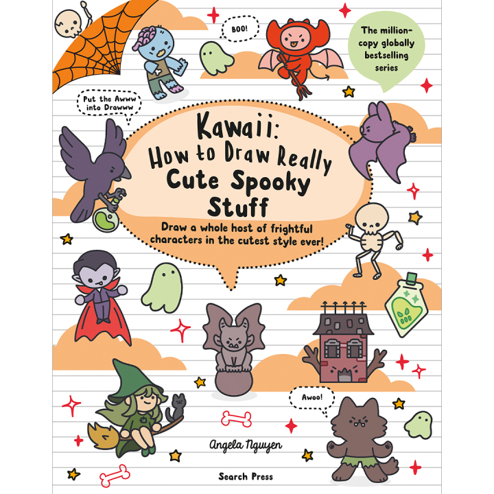Kawaii: How to draw Really Cute Spooky Stuff i gruppen Hobby & Kreativitet / Bøker / Instruksjonsbøker hos Pen Store (136332)