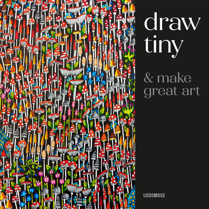 Draw Tiny & Make Great Art i gruppen Hobby & Kreativitet / Bøker / Inspirasjonsbøker hos Pen Store (136335)