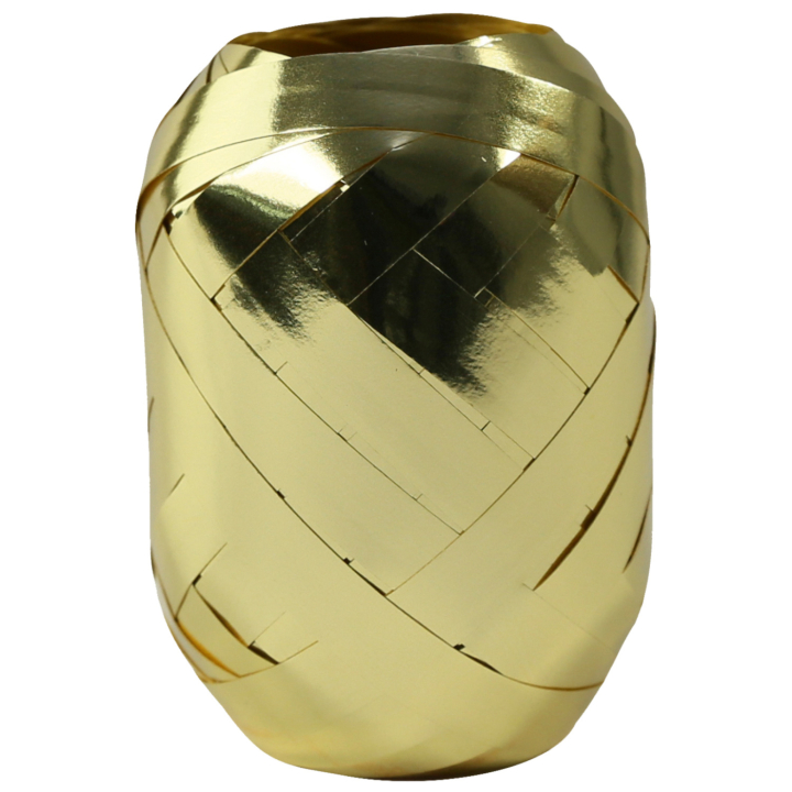Gavebånd Metallic 10m x 7 mm Gull i gruppen Hobby & Kreativitet / Høytider og sesong / Innpakning hos Pen Store (136411)