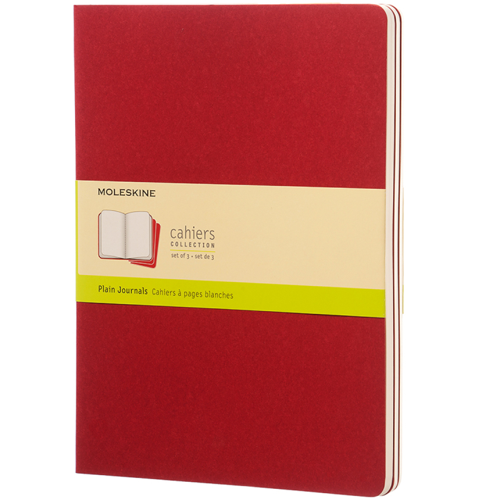 Cahier Notebook XL Red Ulinjert i gruppen  Papir & Blokk / Skrive og ta notater / Notatbøker hos Pen Store (136813)