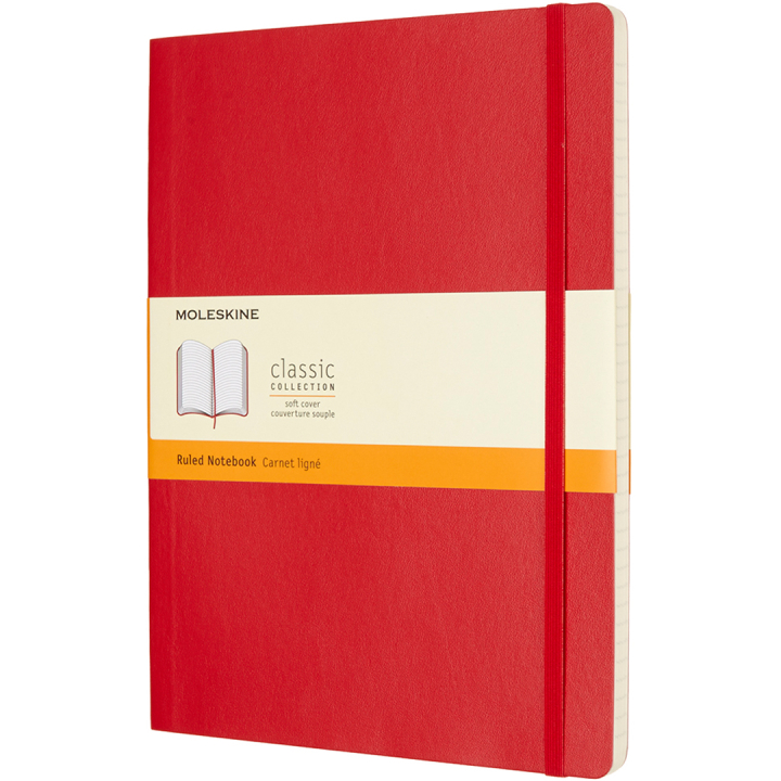 Classic Soft Cover Notebook XL Red i gruppen  Papir & Blokk / Skrive og ta notater / Notatbøker hos Pen Store (136831_r)
