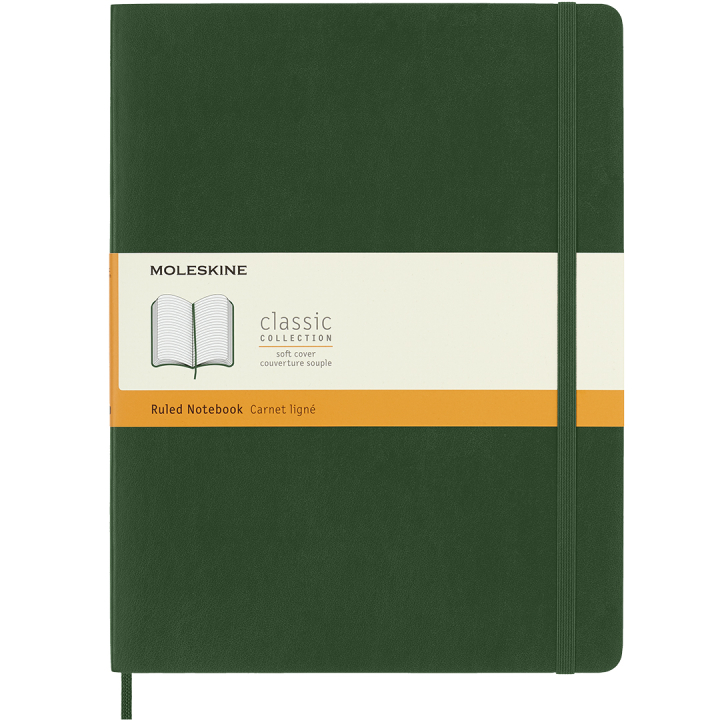 Classic Soft Cover Notebook XL Myrtle Green i gruppen  Papir & Blokk / Skrive og ta notater / Notatbøker hos Pen Store (136843_r)
