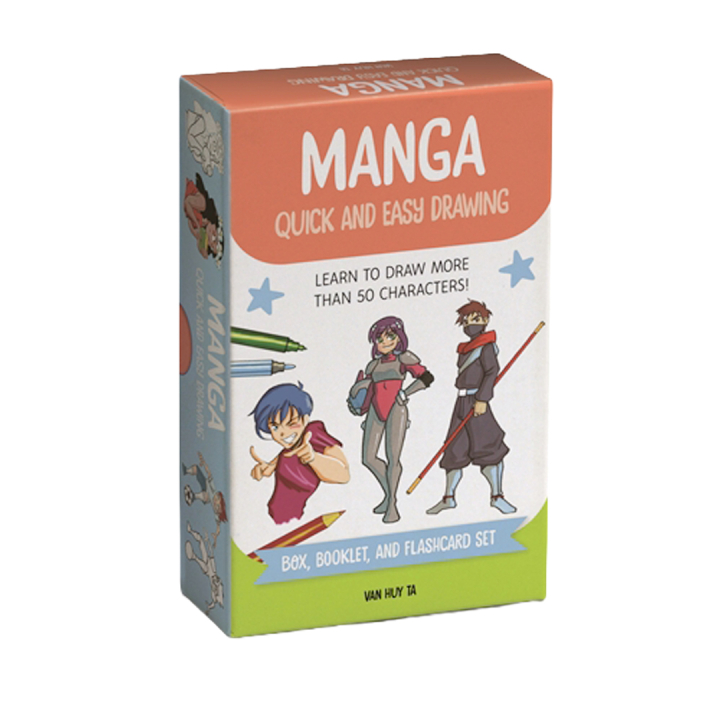 Manga Quick and Easy Drawing Deck i gruppen Hobby & Kreativitet / Bøker / Instruksjonsbøker hos Pen Store (137177)