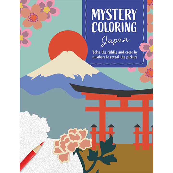 Mystery Coloring Japan i gruppen Hobby & Kreativitet / Bøker / Fargebøker for voksne hos Pen Store (137181)
