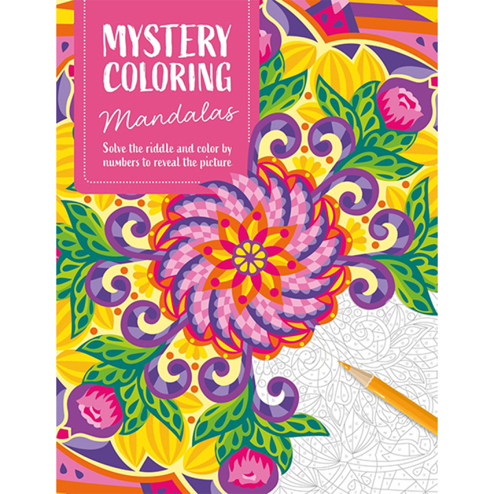 Mystery Coloring Mandalas i gruppen Hobby & Kreativitet / Bøker / Fargebøker for voksne hos Pen Store (137182)