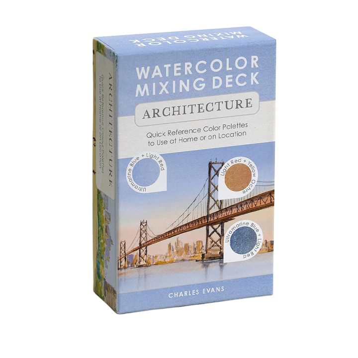 Watercolor Mixing Deck: Architecture i gruppen Hobby & Kreativitet / Bøker / Instruksjonsbøker hos Pen Store (137193)