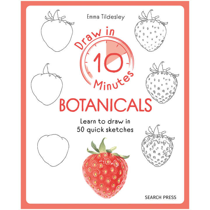 Draw in 10 Minutes: Botanicals i gruppen Hobby & Kreativitet / Bøker / Instruksjonsbøker hos Pen Store (137219)