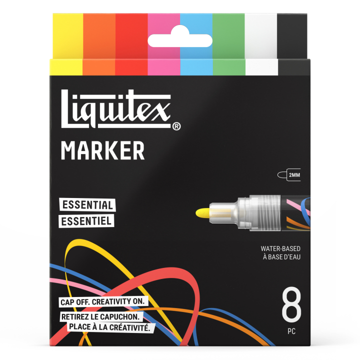 Marker Essential 8-sett i gruppen Penner / Kunstnerpenner / Akrylmarkers hos Pen Store (137370)