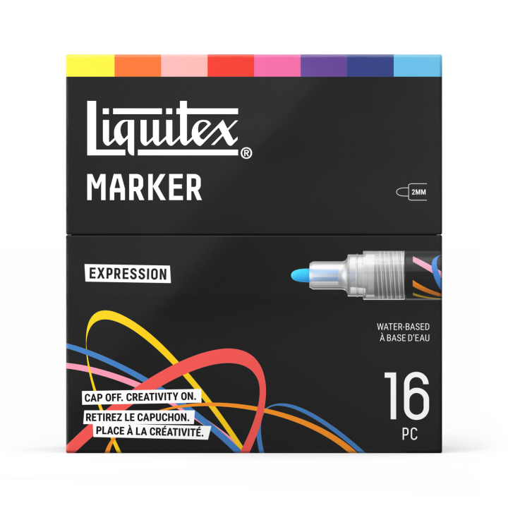 Marker Expression 16-sett i gruppen Penner / Kunstnerpenner / Akrylmarkers hos Pen Store (137375)