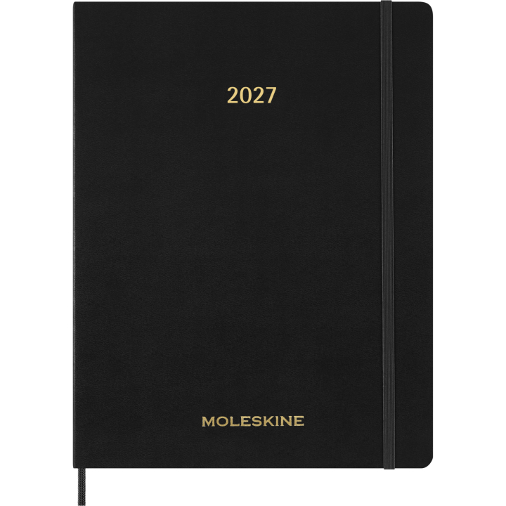 Kalender 12M Weekly Vertical 2027 Essential Softcover XXL Black i gruppen  Papir & Blokk / Kalendere / 12 md kalendere hos Pen Store (137472)
