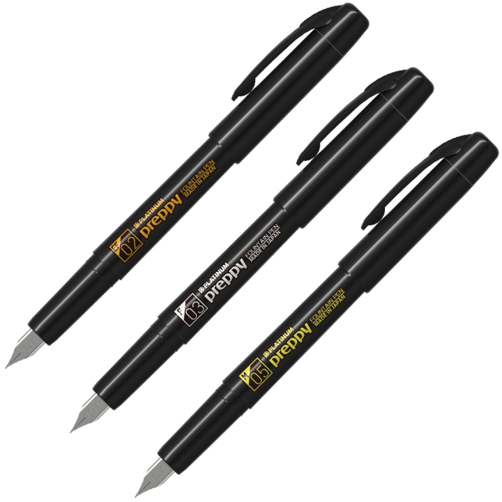 Preppy Black Edition Fyllepenn i gruppen Penner / Fine Writing / Fyllepenner hos Pen Store (137474_r)