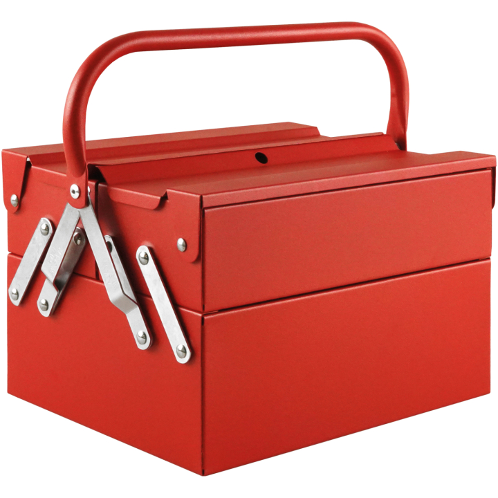 Toolbox Atena Red i gruppen Hobby & Kreativitet / Organisere / Oppbevaringsbokser hos Pen Store (137543)