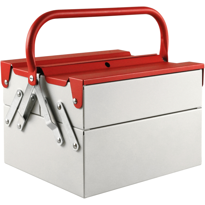 Toolbox Atena Grey/Red i gruppen Hobby & Kreativitet / Organisere / Oppbevaringsbokser hos Pen Store (137547)