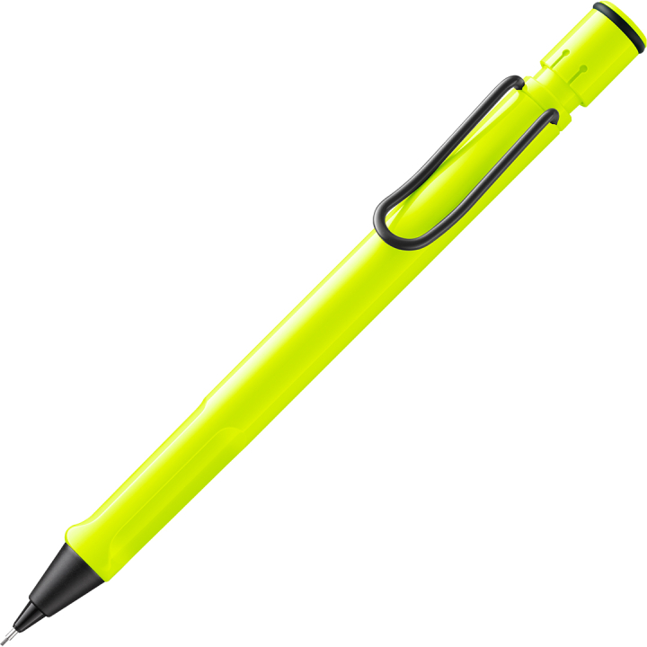 Safari Mekanisk blyant 0.5 Neon Yellow i gruppen Penner / Skrive / Trykkblyanter hos Pen Store (137582)