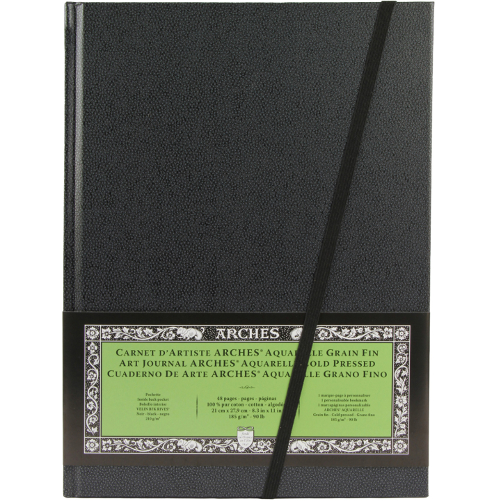 Art Journal Akvarell Kaldpresset 21x27,9 cm i gruppen  Papir & Blokk / Artistblokk / Akvarellpapir hos Pen Store (137648)