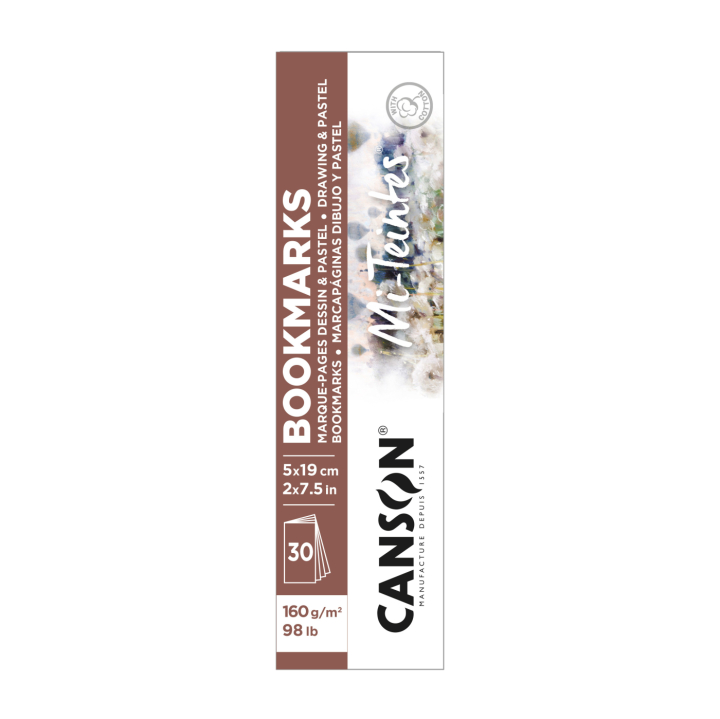 Mi-Teintes Bookmarks 30-packning i gruppen  Papir & Blokk / Artistblokk / Tegne- og skisseblokk hos Pen Store (137654)