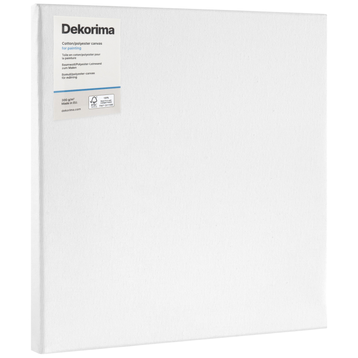 Lerret Bomull/Polyester 40x40 i gruppen Kunstnermateriell / Studio / Lerret / Malerlerret akrylfarge hos Pen Store (137797)