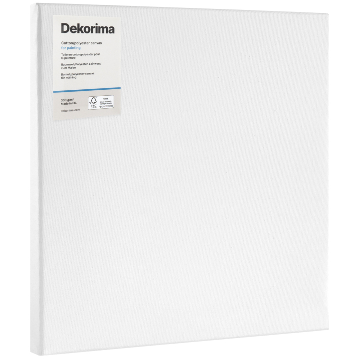 Lerret Bomull/Polyester 40x40 i gruppen Kunstnermateriell / Studio / Lerret / Malerlerret akrylfarge hos Pen Store (137797)