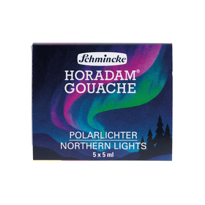 Horadam Gouache 5x5 ml Northern Lights i gruppen Kunstnermateriell / Kunstnerfarge / Gouache hos Pen Store (137806)