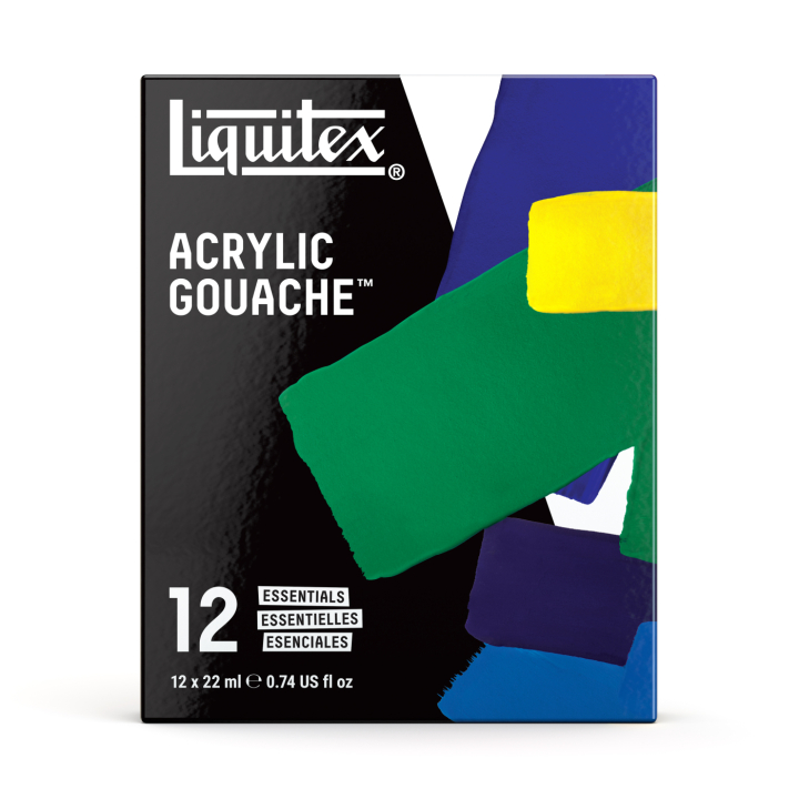Gouachemaling Essentials Set 12x22 ml i gruppen Kunstnermateriell / Kunstnerfarge / Gouache hos Pen Store (137841)