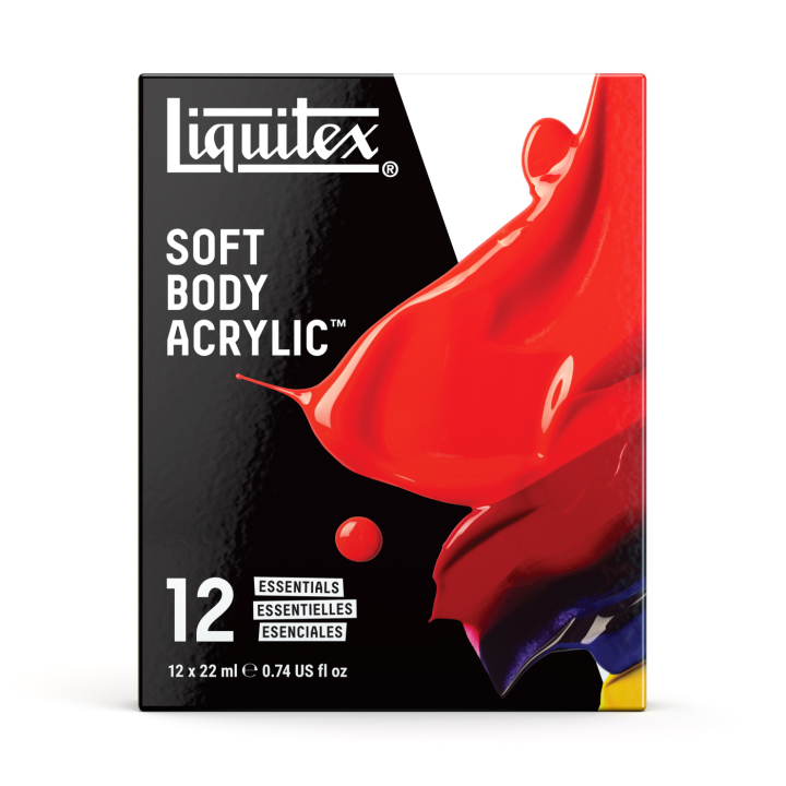 Akrylmaling Soft Body Essentials Set 12x22 ml i gruppen Kunstnermateriell / Kunstnerfarge / Akrylmaling hos Pen Store (137845)
