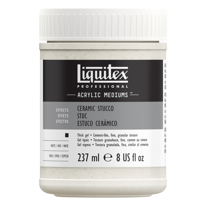 Akrylmedium Effekt Ceramic Stucco 237 ml i gruppen Kunstnermateriell / Malemedier og lakk / Akrylmedium hos Pen Store (137860)